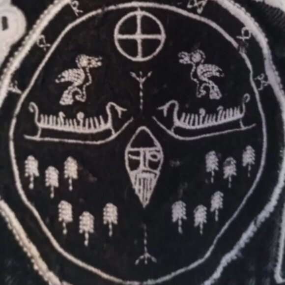 Disturbia Santa Clara, Sons of Sanhain Denim Goth Bad Kitty patched Blk Jacket L - Picture 6 of 14